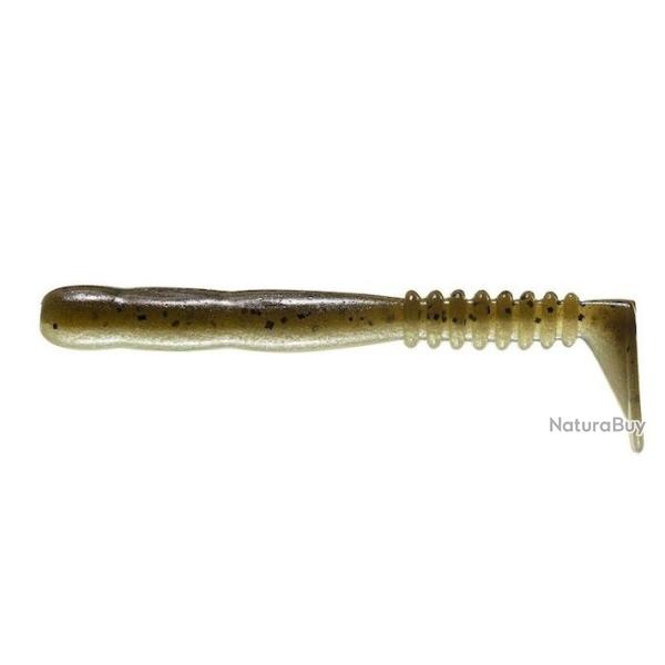 PROMO!! REINS ROCKVIBE SHAD 3 - GREEN PUMPKIN / PEARL WHITE (B78)