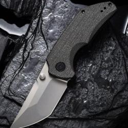 Couteau CIVIVI Thug 2 Dark Green Lame Tanto Acier Nitro-V Manche Micarta IKBS Linerlock