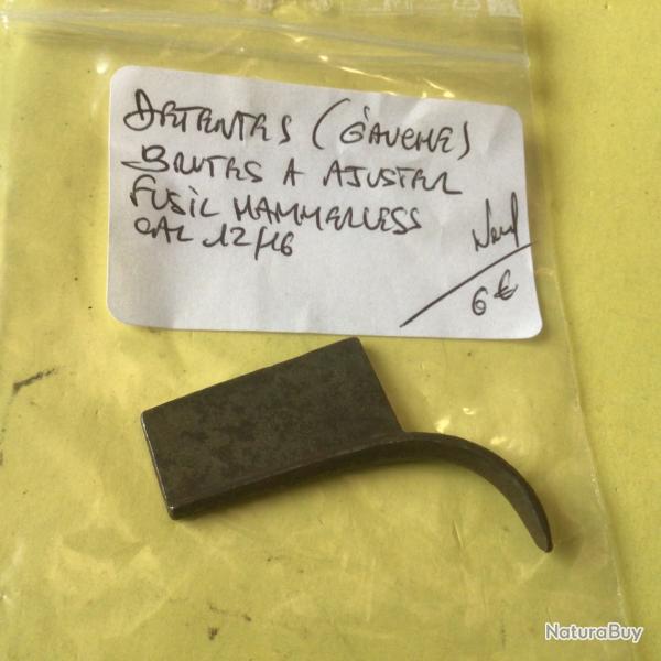 VENDU PAR LE-CUIRASSIER  DETENTE GAUCHE BRUTE A AJUSTER POUR FUSIL HAMMERLESS CAL 12/16
