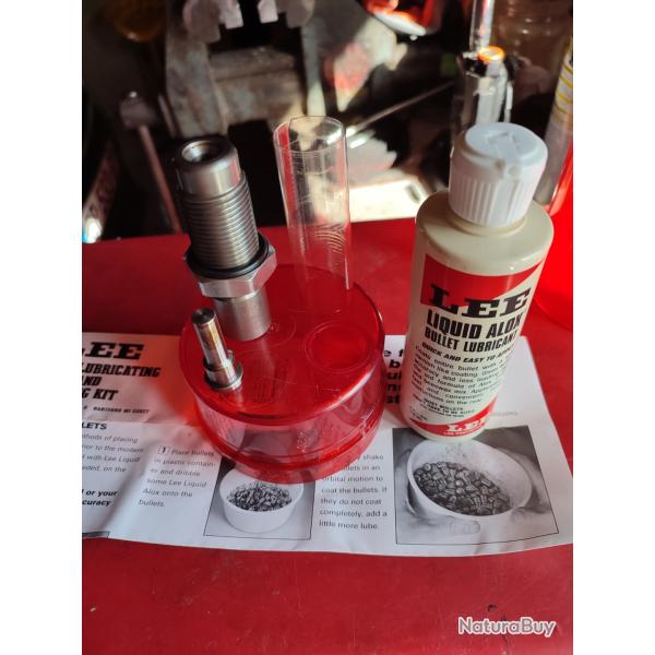 Kit pour recalibrage et graissage d'ogives - LEE Lube and Size - .311