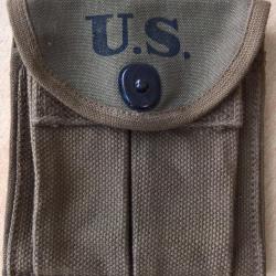 Pochette chargeur de carabine USM1 US WW2 1943 NOS