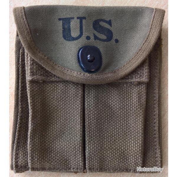 Pochette chargeur de carabine USM1 US WW2 1943 NOS