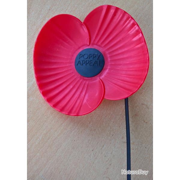 Coquelicot de voiture officiel Poppy Appeal de la Royal British Legion