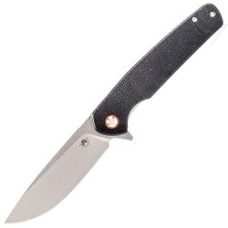 Klaken Knives Varek J326 Black Micarta D2