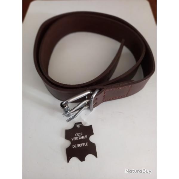 Ceinturon v�ritable cuir de buffle neuf longueur 120 cm