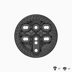 Disque d'insertion 360&deg; Tek-Mount (m&acirc;le) Noir