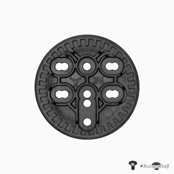 Disque d'insertion 360� Tek-Mount (m�le) Noir