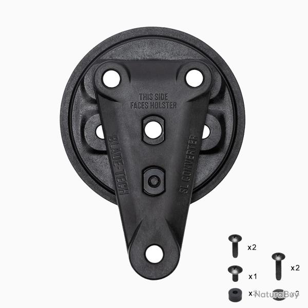 Kit adaptateur pour holster Safariland - Tek-Mount (m�le) Noir