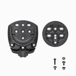 Kit Tek-Mount : r&eacute;cepteur (femelle) et disque d'insertion (m&acirc;le) Noir