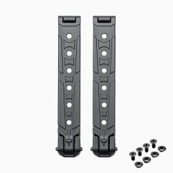 Molle-Lok Noir 5" - (12,7cm) La paire - Avec visserie