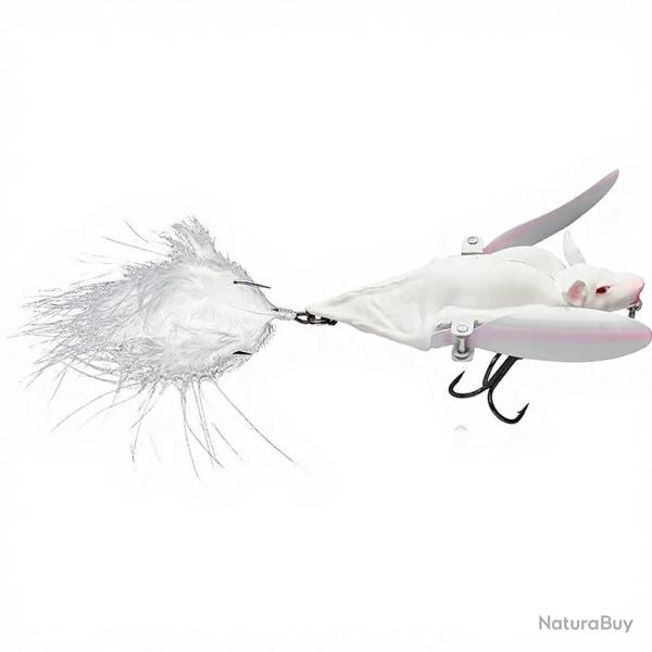 Ench�re � 1� ! Poisson nageur SAVAGE GEAR 3D bat 12.5cm Albino