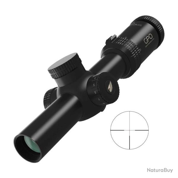 Lunette De Chasse GPO Spectra 8X - 1-8X24 - G4 IL SFP (MRAD)