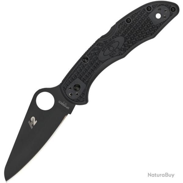 Couteau pliant - Spyderco Salt 2 Black Blade C88PBBK2