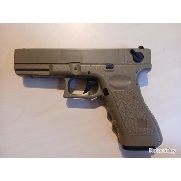Pistolet airsoft r�plique Glock 18 AEP