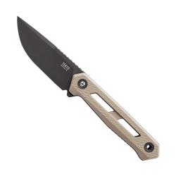 Couteau Tekto Knives X1 Atlas Lame Acier CPM MagnaCut Manche G10 Sable &Eacute;tui Kydex USA TKTX1RDSMC