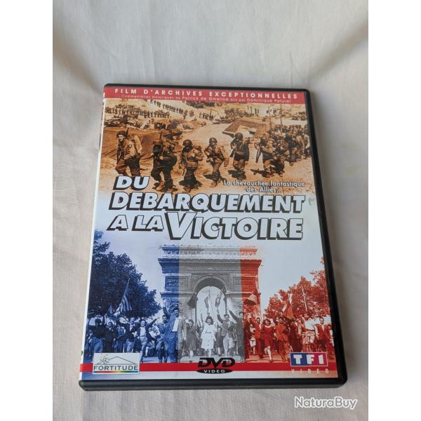 WW2/POST DVD REPORTAGE SECONDE GUERRE MONDIALE DU DEBARQUEMENT A LA VICTOIRE 0H57 1 DVD 39-45