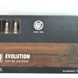 1 BOITE DE 20 BALLES RWS CALIBRE 300 WM EVOLUTION 11.9 G / 184 GR  NEUVE
