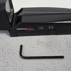 Viseur bushnell holosight g&eacute;n&eacute;ration 1, r&eacute;ticule lumineux, point rouge, pour pieces.