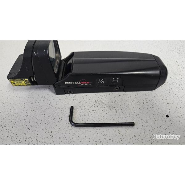 Viseur bushnell holosight g�n�ration 1, r�ticule lumineux, point rouge, pour pieces.
