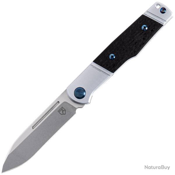 Couteau pliant Se7en Plus Oscar N690 Titanium CF