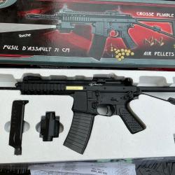 Fusil type kac airsoft spring puissance 0,850 joules