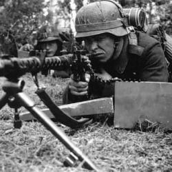 Mitrailleuse MG34 Allemande avec Bipied - R&eacute;plique Denix WW2