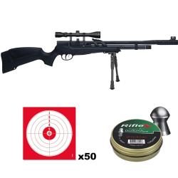 Pack Beeman Raider Pro 1320 cal. 5,5 mm -- carabine, optique et bipied