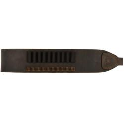 Cartouchiere Marron Cuir Calibre 300 20 Tubes Qualit&eacute; Italienne