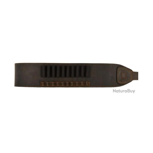 Cartouchiere Marron Cuir Calibre 300 20 Tubes Qualit� Italienne