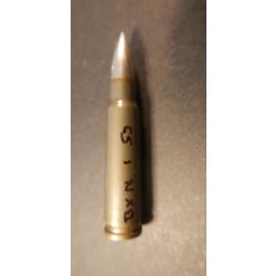 2322 - Rare - Cartouche 7,62 X 45  VZOR - Tch&egrave;que