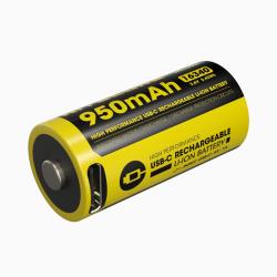 Accu NL169R - 16340 - 950 mAh - USB-C