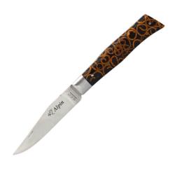 Couteau pliant Chevalerias "Alpin" canelle noir