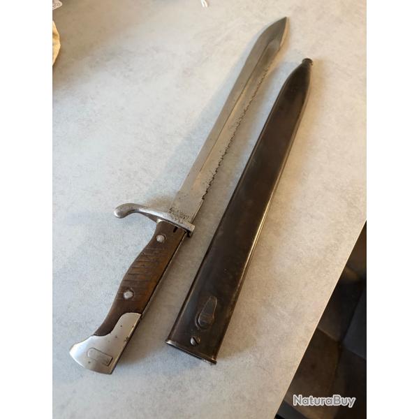 Ba�onnette allemande 98/05 � dents de scie