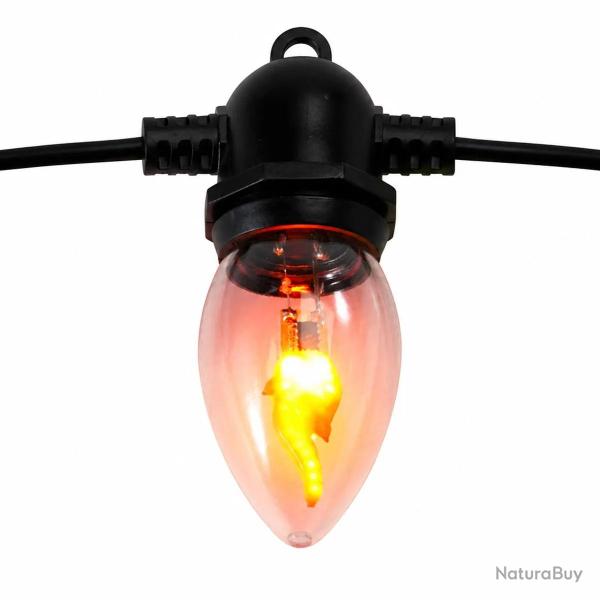 Guirlande lumineuse � effet flamme 10 LED - 360 cm