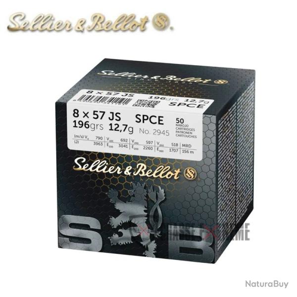 50 Munitions S&B Spce 196Gr Cal 8x57 Js