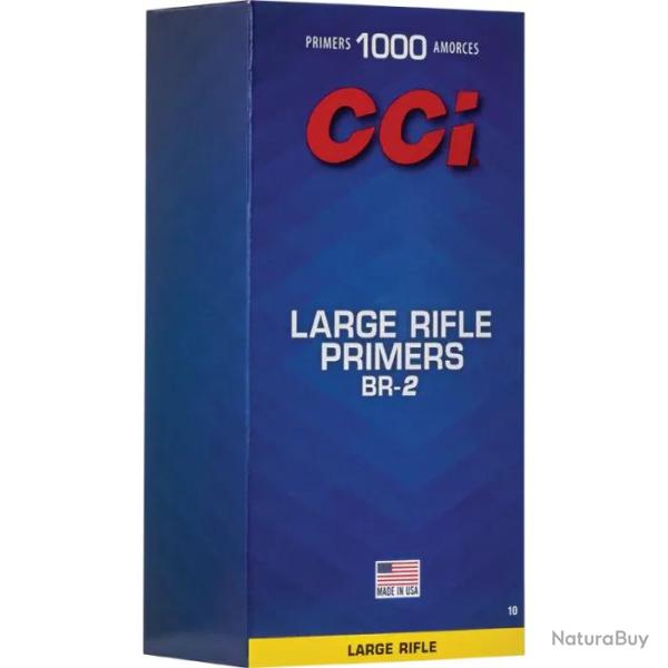 Amorces pour rechargement CCI Bench Rest Large Rifle BR2