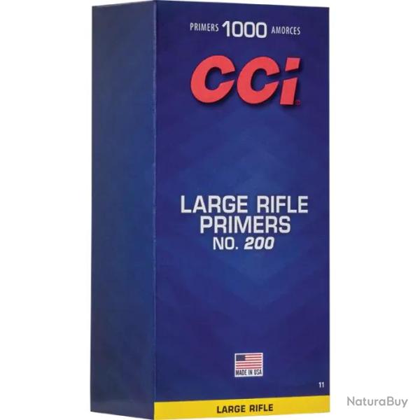 Amorces pour rechargement CCI Standard Large Rifle 200