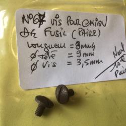 VENDU PAR LE-CUIRASSIER N&deg;67 PAIRE DE VIS POUR FUSIL &Agrave; CHIENS