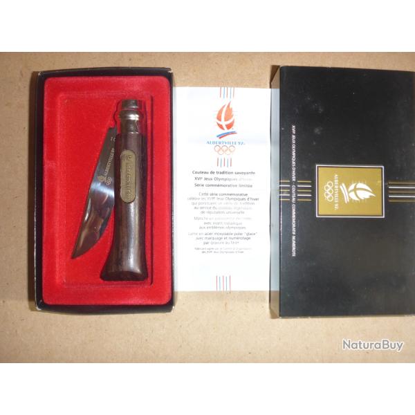 OPINEL COMMEMORATIF ALBERTVILLE 92