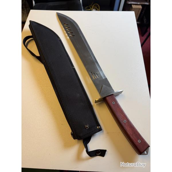 sabre Dao  �p�e lame acier inox manche bois