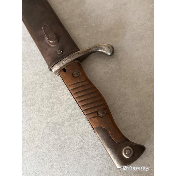 Ba�onnette allemande 98/05 ww1
