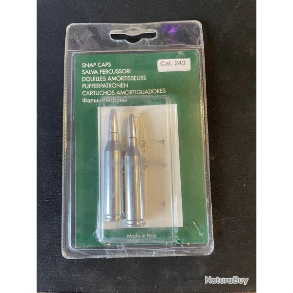 Snap caps - Douilles amortisseurs calibre 243 Winchester
