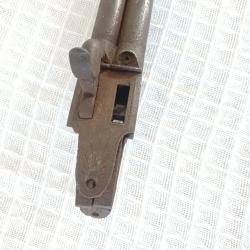 Ancien pistolet de poche &laquo; coup de poing &raquo; &agrave; percussion - 2 canons juxtapos&eacute;s - XIXe (Cat&eacute;gorie D)