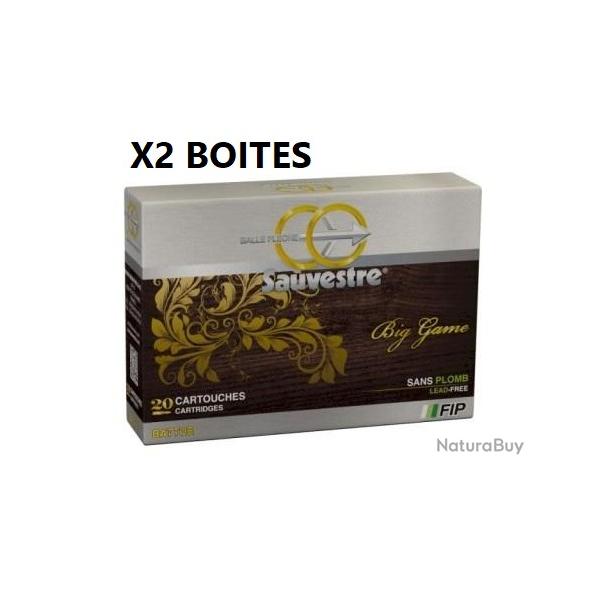 2 Boites de Balles Sauvestre 35 Whelen FIP BATTUE sans plomb 211gr