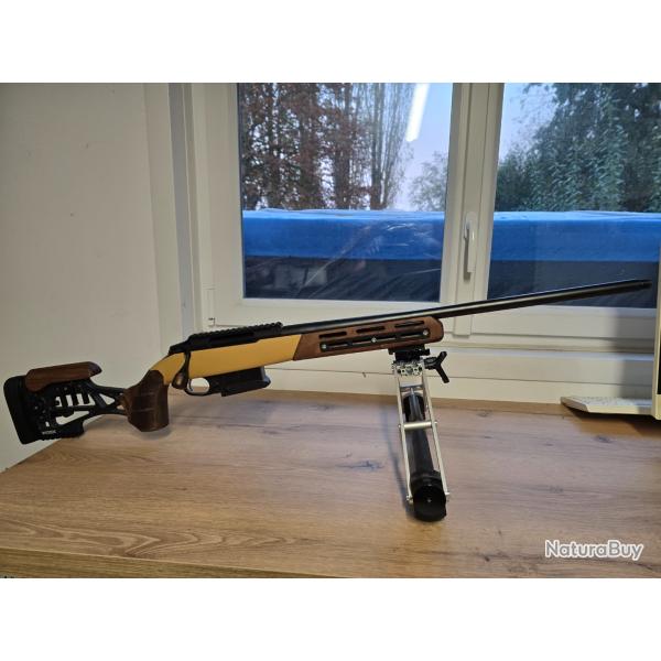 TIKKA T3X CTR CANON DE 60CM+ CHASSIS WOOX FURIOSA+ BIPIED
