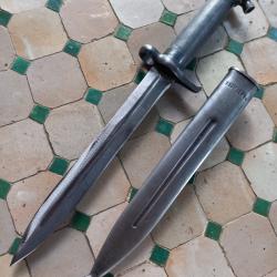 baionnette ancienne 2&egrave;me guerre