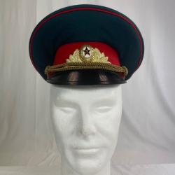 Casquette de c&eacute;r&eacute;monie officier sovi&eacute;tique