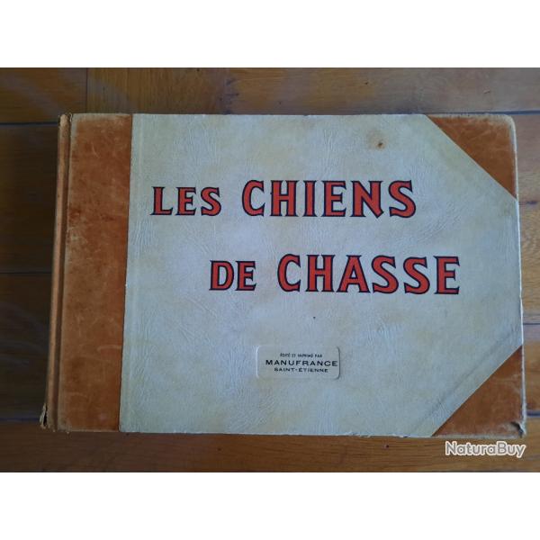 livre les chiens de chasse Manufrance 1950