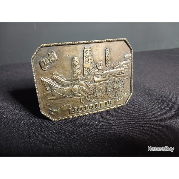 Superbe boucle de ceinture  " STANDART OIL 1874