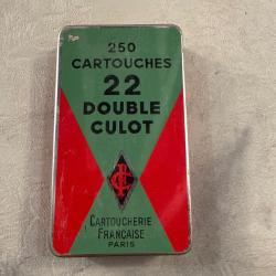 250 cartouches 22 double culot